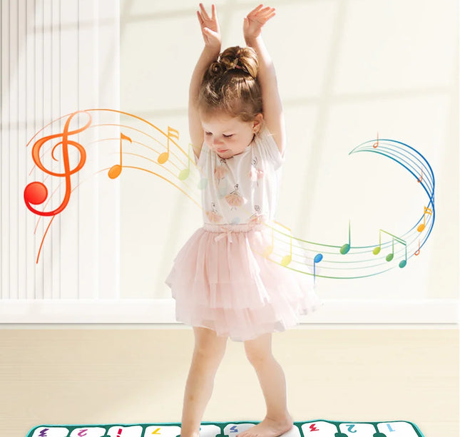 Coolplay Musical Piano Mat – Floor Keyboard with 8 Animal Sounds for Toddlers & Baby Educational Play