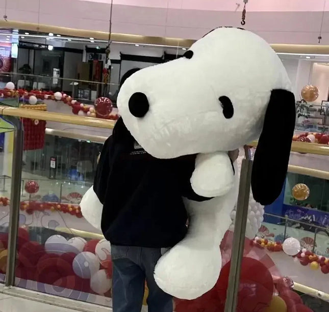 Big Snoopy Plush Toy – Kawaii White Dog Soft Stuffed Pillow Doll for Kids, Girlfriends & Birthday Gifts