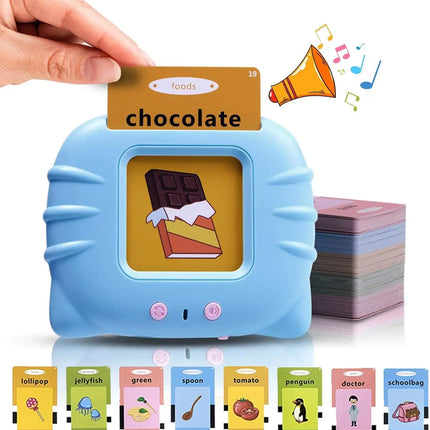 Early Education Flash Card Talking Flashcards for Kids Preschool Electronic Early Education Machine Gift Toddlers Montessori Toy