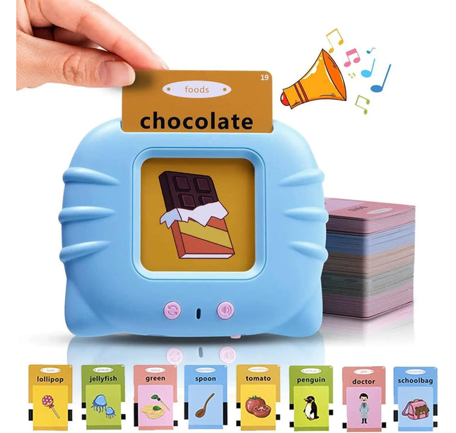 Early Education Flash Card Talking Flashcards for Kids Preschool Electronic Early Education Machine Gift Toddlers Montessori Toy