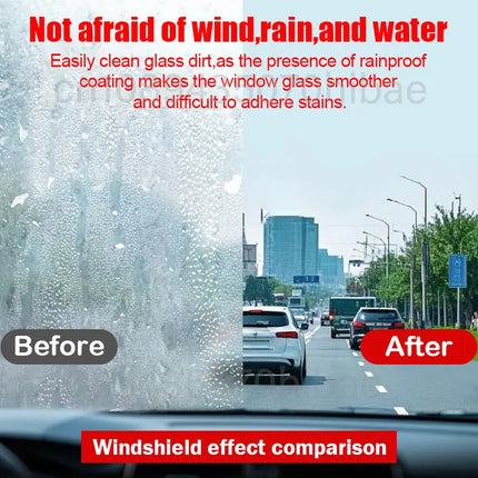 Nano Glass Coating Spray – Hydrophobic Rain Repellent & Oil Film Remover for Auto Glass