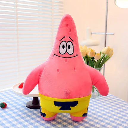 Giant Spongebob & Friends Plush Toys – Patrick, Mr. Krabs, Gary Throw Pillows for Boys’ Birthday & Halloween Decor