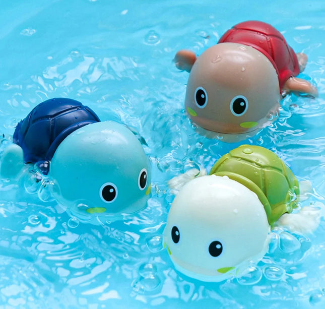 Baby Bath Toys – Wind-Up Swimming Animals for Kids Bathtub & Shower Play