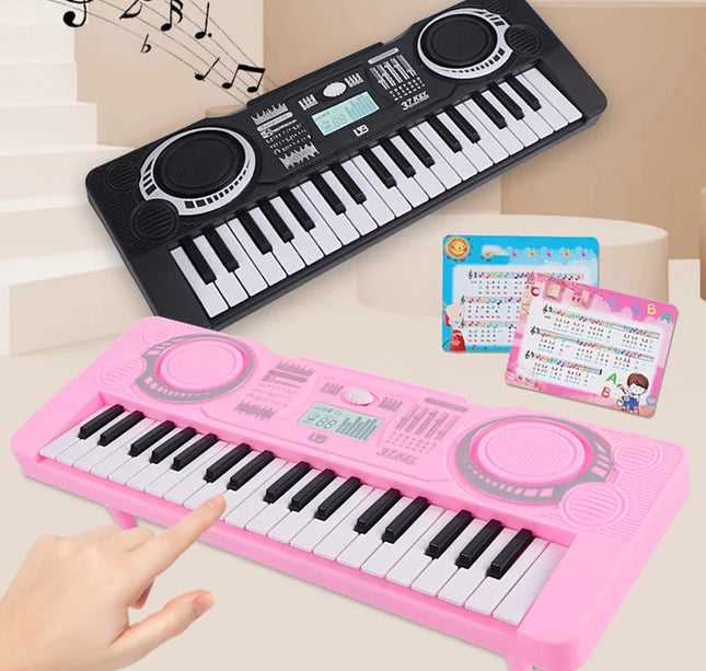 37-Key Electronic Piano Keyboard – Portable Musical Instrument Educational Toy for Kids Christmas & Birthday Gift