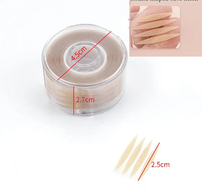 600pcs Double Fold Eyelid Tape – Invisible Self-Adhesive Lace Stickers for Eyelid Lift & Under Eye Beauty Tool
