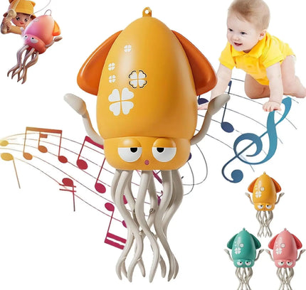 Electric Dancing Octopus Toy – Luminous Musical Fidget Toy for Kids, Babies, Pets & Stress Relief