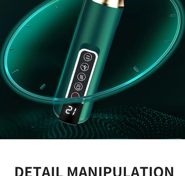 Tricolor Electric Massager GuaSha Anti Cellulite Vacuum Suction Cup Beauty Health Scraping Infrared Heat Slimming Massage Thera