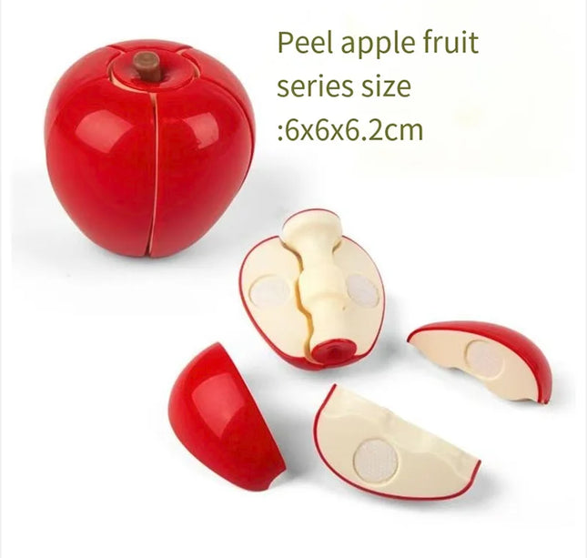 Kid Pretend Play Kitchen Fun Cutting Fruits and Vegetables Food Play House Set Puzzle Education Toys For Kids Boys Girls Gifts