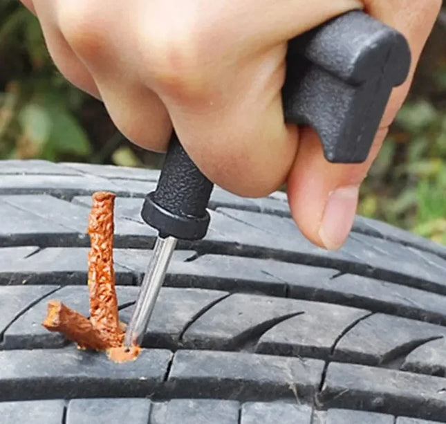 Tubeless Tire Repair Kit – 5–50pcs Plug Tools with Rubber Strips for Car, Truck & Motorcycle