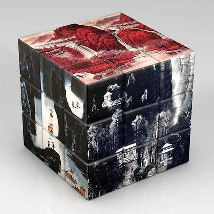 3x3x3 Magic Cube Planets Astronauts Famous Paintings Celebrity Art Magic Cube Children's Puzzle Magic Cube Toys Gifts
