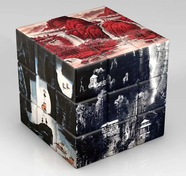 3x3x3 Magic Cube Planets Astronauts Famous Paintings Celebrity Art Magic Cube Children's Puzzle Magic Cube Toys Gifts