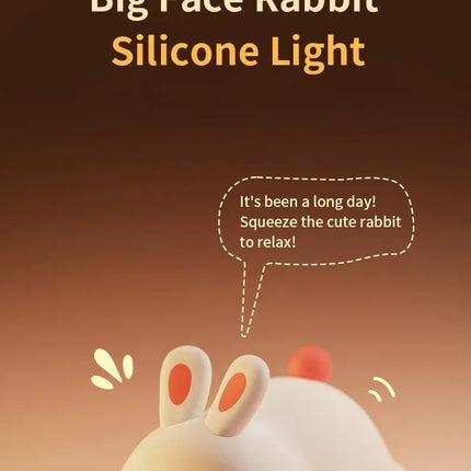 LED Night light Silicone Rabbit Touch Sensor lamp Cute Animal Light Bedroom Decor Gift for Kid Baby Child Table Lamp Home Decor
