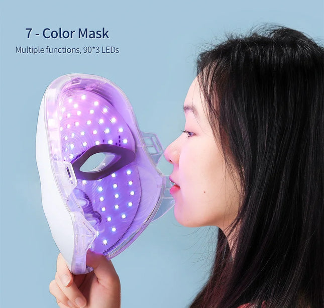 Face Neck Beauty Machine LED Skin Care Tool