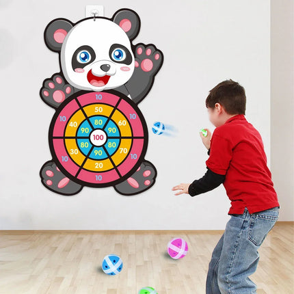 Safari Jungle Dart Board – Panda Party Favor for Kids & Baby Showers toy
