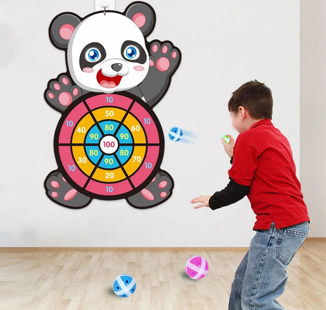 Safari Jungle Dart Board – Panda Party Favor for Kids & Baby Showers toy