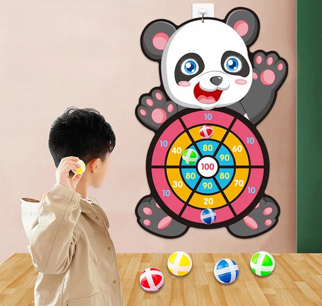Safari Jungle Dart Board – Panda Party Favor for Kids & Baby Showers toy