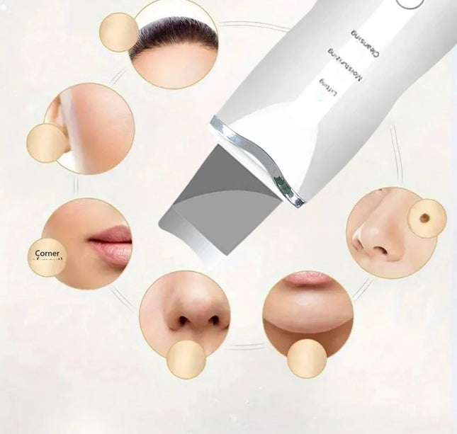 Ultrasonic Skin Scraper Pore Cleaning Facial Deep Cleaning Machine Suitable for Female and Male Beauty Instruments