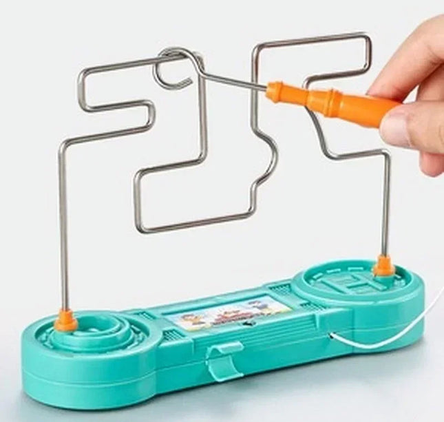 Kids Electric Shock Toy Education Electric Touch Maze Game Party Funny Game Science Experiment Toys for Children Best Gift