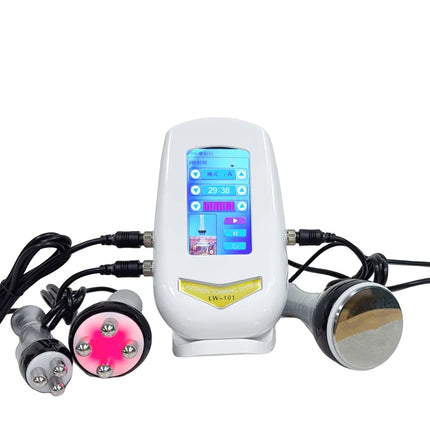 40K 3-in-1 Ultrasonic Body Shaping Instrument Beauty Massage Negative Pressure Slimming Facial Care Beauty Salon Dedicated