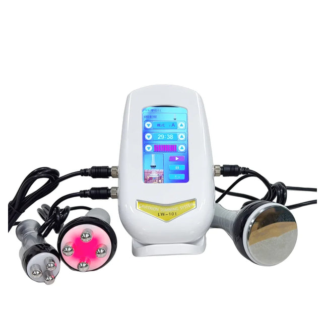 40K 3-in-1 Ultrasonic Body Shaping Instrument Beauty Massage Negative Pressure Slimming Facial Care Beauty Salon Dedicated