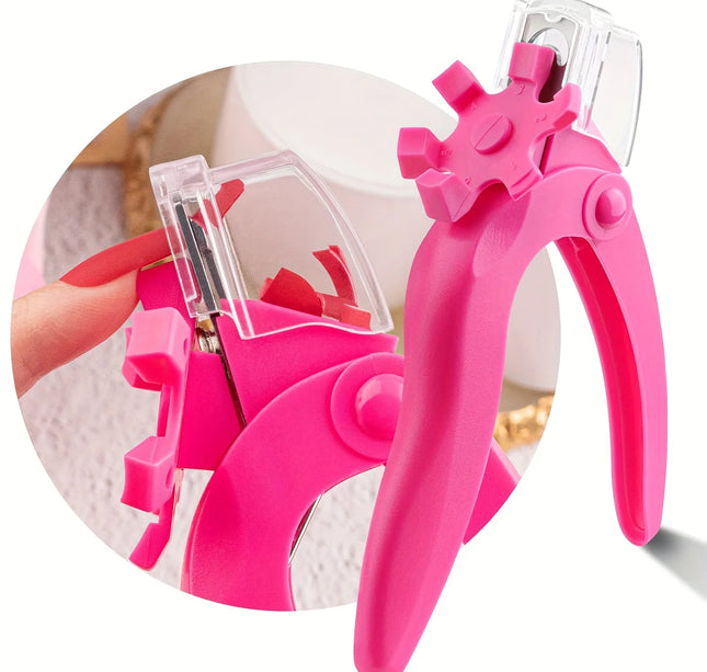 Acrylic Nail Clipper Adjustable Stainless Steel Cutter Trimmer for Nail Art Beauty Salon Tool Manicure Project