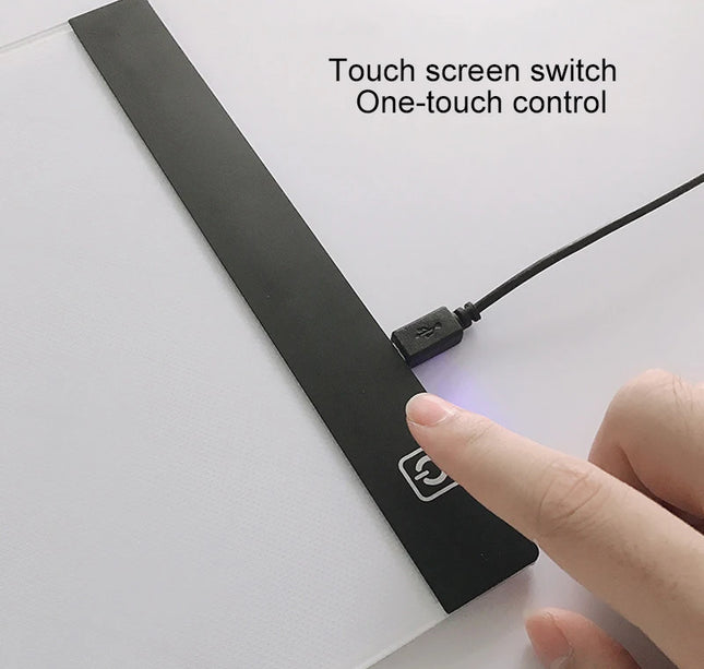 Led Drawing Copy Pad 3 Level Dimmable Board Table Animation Painting Educational Toys Gift Adjustable Light Notepad For Children