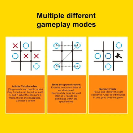 Tic Tac Toe Electronic Chessboard – Multifunctional Educational Strategy Game for Kids & Parent-Child Interaction