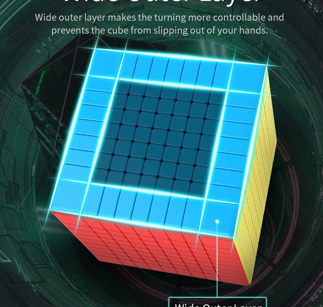 [Picube] MoYu Meilong 9x9x9 puzzle Cubo 9x9 Magic Cube Speed Educational Professional Speed cube cubo magic toy cubing classroom