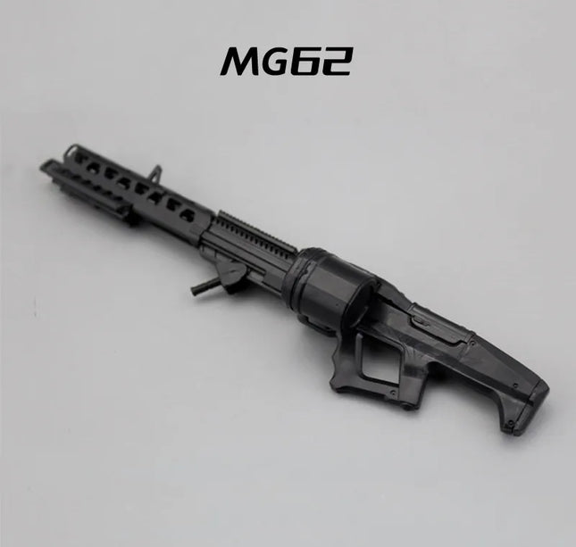 1/6 Scale Soldier Weapon Model Set – MP40, HK416, AK47 Puzzle Assembly Military Educational Toys