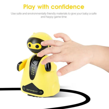 Inductive Line Following Robot Toy – Creative Electric Penguin Car that Follows Drawn Paths, Educational Gift for Kids