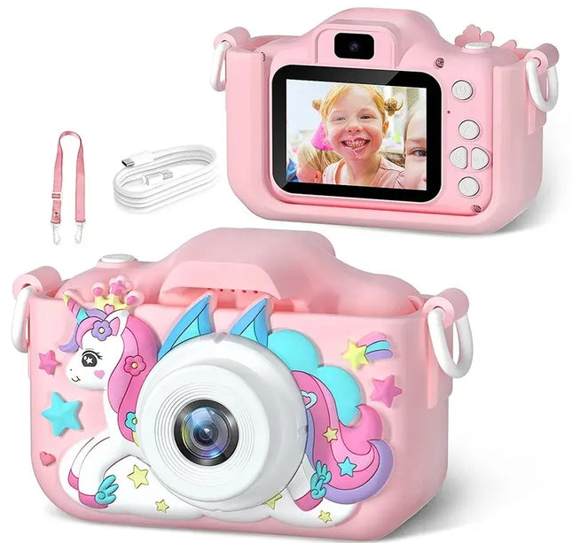 Children Camera 1080P HD Toddler Digital Video Camera 2.0-inch Kids Camera with Silicone Cases Toys for Christmas Birthday Gifts
