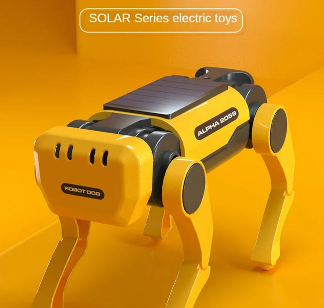 Solar Powered Robot Dog Kit – DIY STEM Science Experiment Toy for Kids Educational Christmas Gift