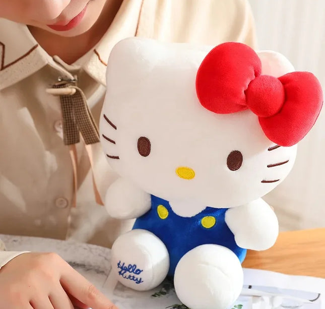 Sanrio Hello Kitty Anime Hello Kitty Stuffed Toys Plushier Soft Pillow Birthday Gifts For Girls Kawaii Hello Kitty Plush Dolls