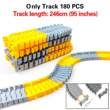 Electric Track Car Toy Set – Engineering Train Toys for Kids Educational Fun & Birthday Gifts