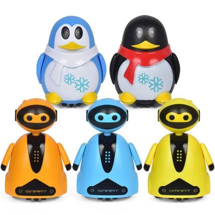 Inductive Line Following Robot Toy – Creative Electric Penguin Car that Follows Drawn Paths, Educational Gift for Kids
