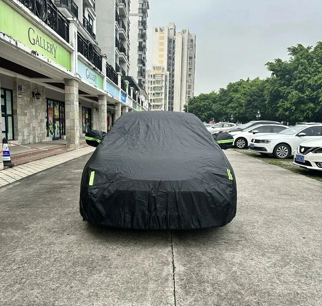 Universal Car Cover – Full Exterior Sun & Dust Protection for Hatchback, Sedan & SUV
