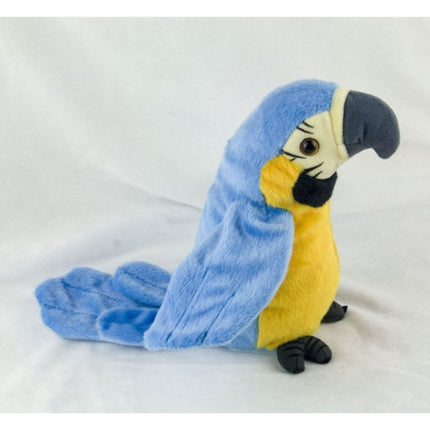 Talking Macaw Parrot Plush Toy – Electronic Repeating Stuffed Animal Bird for Kids & Pet Fun