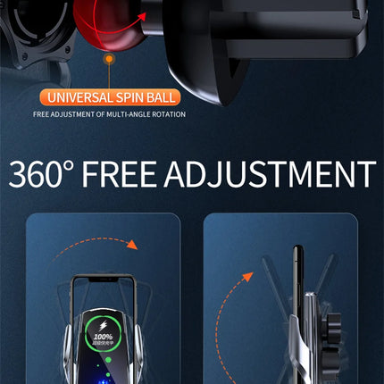 Car Wireless Charger Magnetic Auto Car Mount Phone Holder For iPhone Samsung Xiaomi Infrared Induction 15W Fast Charging Station