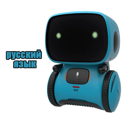 Intelligent RC Robot Toy – Interactive Voice & Touch Control with Russian, English & Spanish Versions for Educational Play