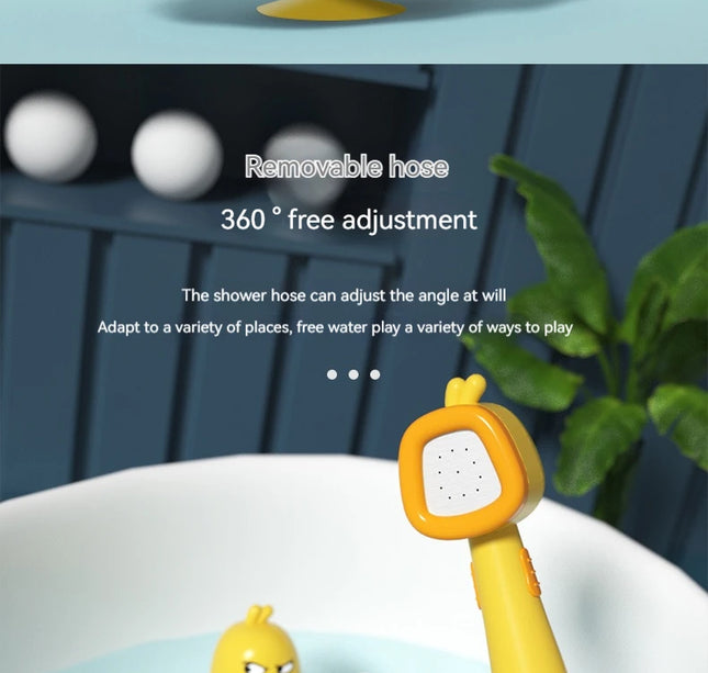 Automatic Water Spray Duck Toy – Sensory Bath Gift for Toddlers & Babies