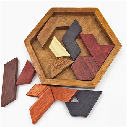 DIY Wooden Tangram – Learning & Thinking Puzzle for Children