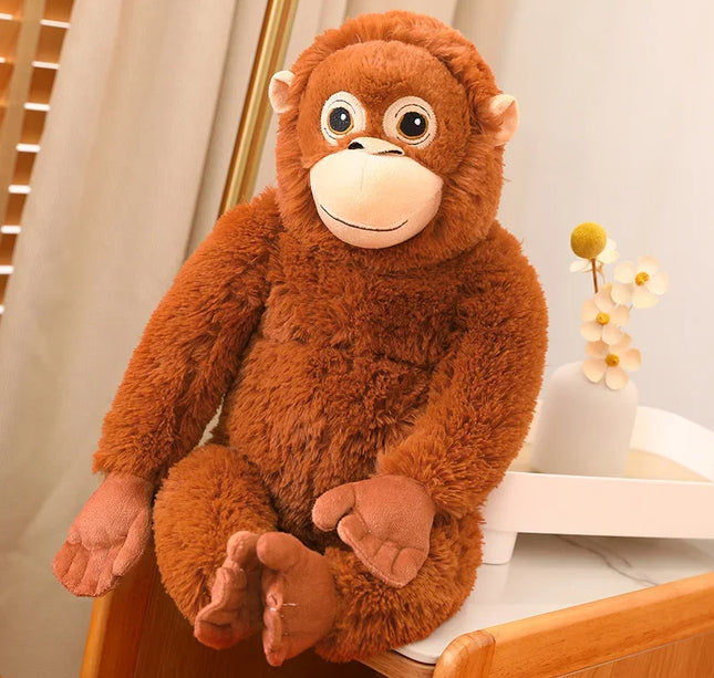 66cm Cartoon Gorilla Plush Toy Chimpanzees Monkey Soft Stuffed Doll Backpack Car Bag Room Decor Kid Gift