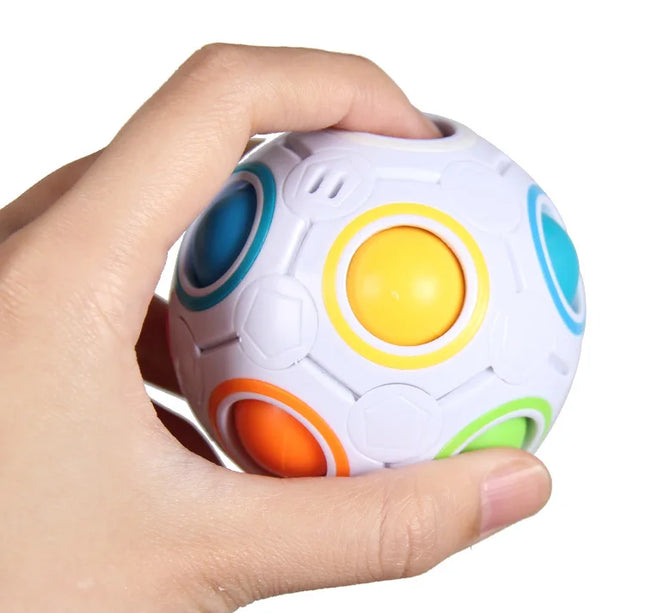 Antistress Cube Magic Fidget Toys Puzzle Rainbow Balls Children Educational Toy Adult Kid Reliever Stress Anxiety Christmas Gift