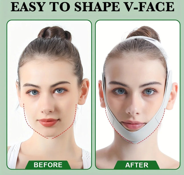 Reusable Face Slimming Bandage V Line Face Shaper Women Chin Cheek Lift Up Belt Facial Massage Strap Face Skin Care Beauty Tools