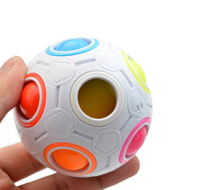 Antistress Cube Magic Fidget Toys Puzzle Rainbow Balls Children Educational Toy Adult Kid Reliever Stress Anxiety Christmas Gift