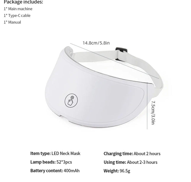 Face Neck Beauty Machine LED Skin Care Tool
