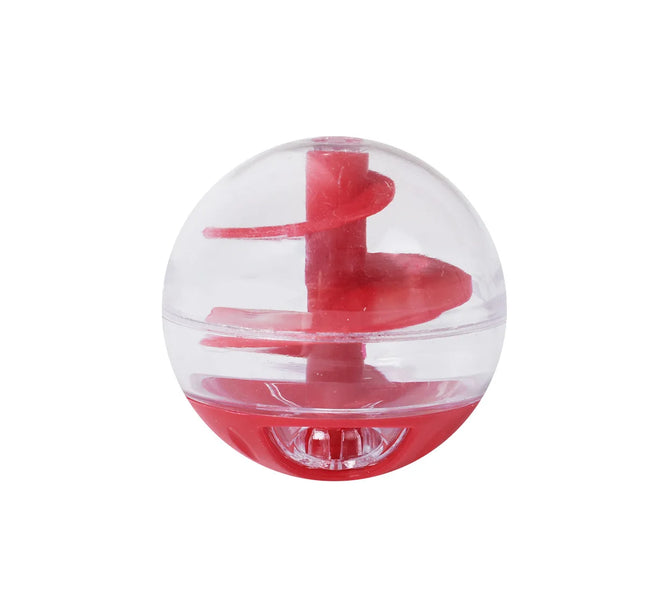 Cat Leak Eat Spiral Ball Educational Toys Resistant Bite Training Eat Play Dual Use Round Not Pouring Fun Food Leak Pet Supplies
