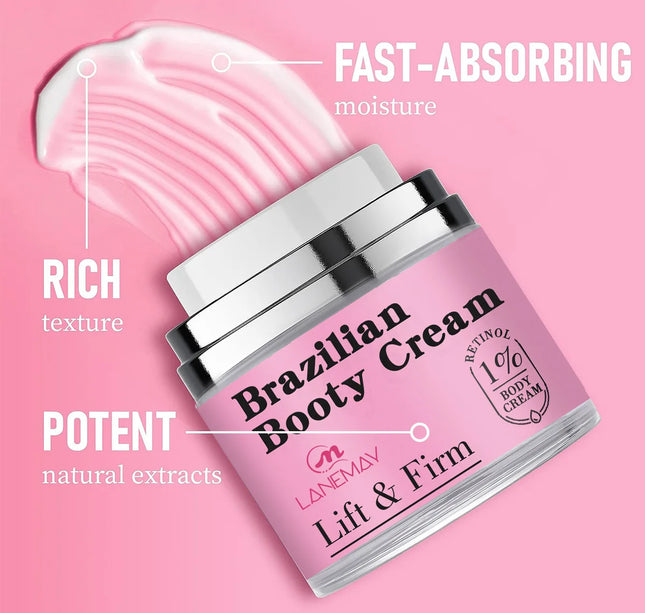 Brazilian Bum Body CreamWomen Firm Nutritious Moisturizer Softening Smoothing Body Lotion Hip Buttock Skin Care Reduce Cellulite