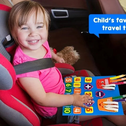 Felt Learning Board Children Toys Educational DIY Toy Addition Subtraction Finger Arithmetic Teaching Enlightenment Board