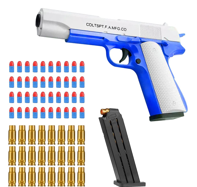 Toy Guns Ball Blaster With Soft Bullets Toys Foam Blaster Shooting Games Education Toy Model For 6,7,8,9,14+ Kids